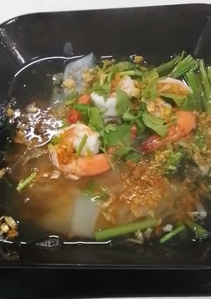 รูปของ เส้นใหญ่น้ำกุ้ง