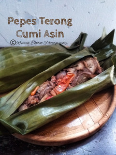 Foto resep Pepes Terong Cumi Asin