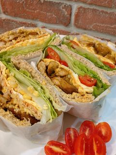 咖喱雞燕麥三明治 的食譜成品照片