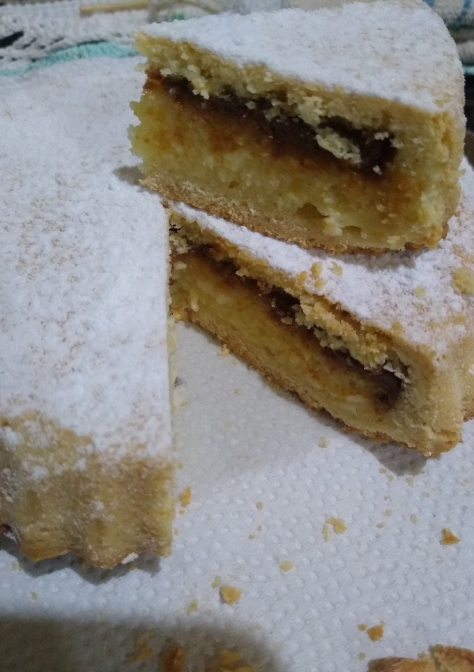 Una foto de Tarta de Ricota con dulce de leche