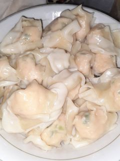 Foto resep Pangsit ayam rebus