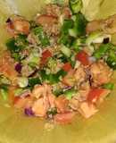 Pipirrana con atún