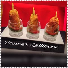 A picture of Paneer Lollipops.