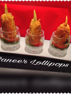 A picture of Paneer Lollipops.