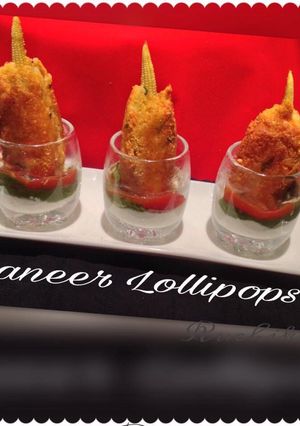 A picture of Paneer Lollipops.