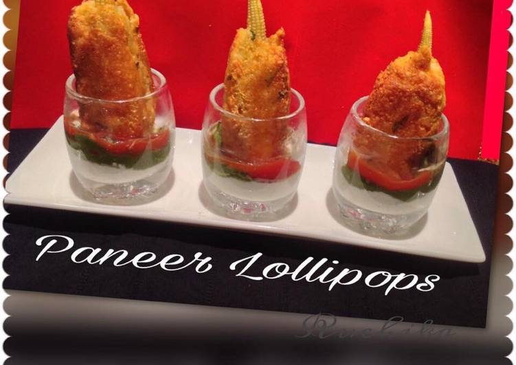 Easy Way to Make Perfect Paneer Lollipops