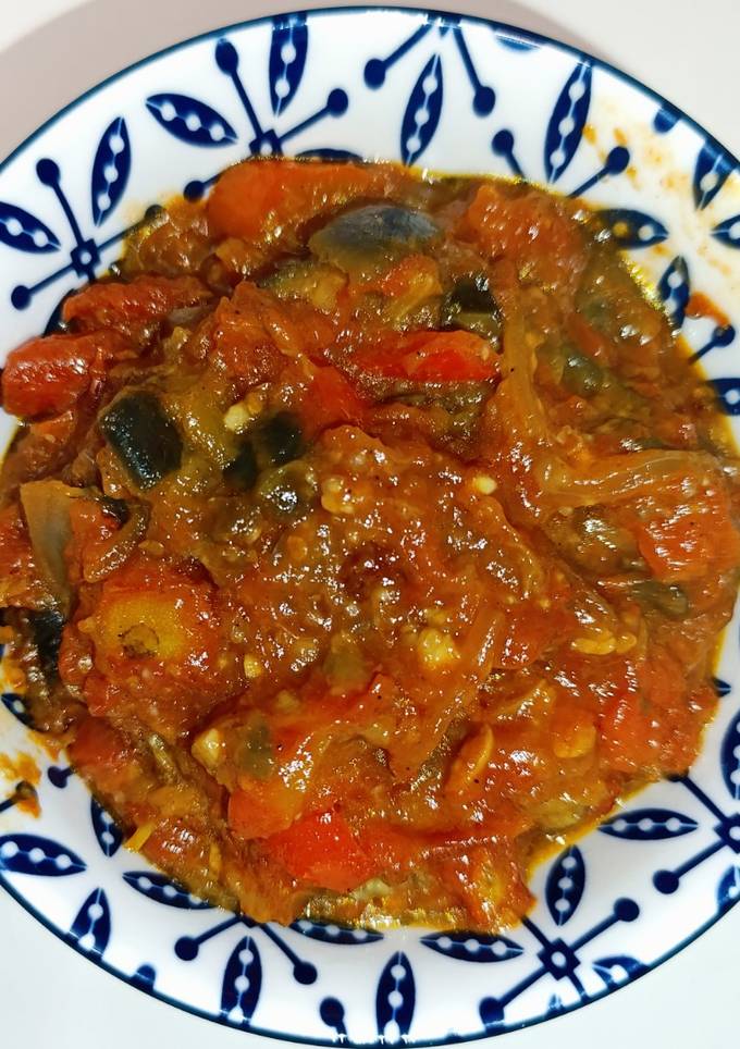 Лечо з баклажанами🍆