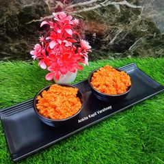 A picture of Gajar Ka Halwa with Khoya.