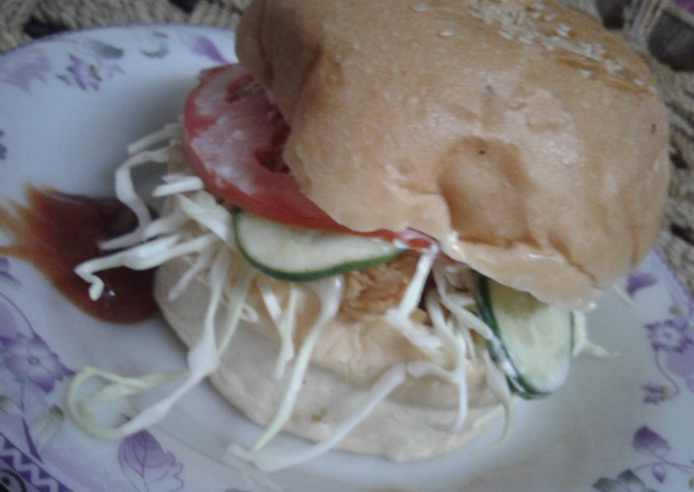 Chicken & Veg Burger