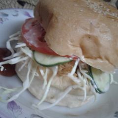 A picture of Chicken & Veg Burger.