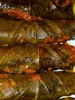 صورة لوصفة ورق عنب محشي بالأرز