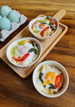Foto resep Botok Telur Asin