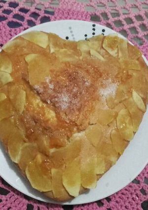 Una foto de Bizcochuelo fácil con manzana