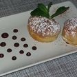 Bocaditos de pasta choux con crema de chocolate