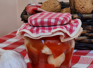 Una foto de Morrones asados en conserva. Apto hipertensión 🫑🧄🌻