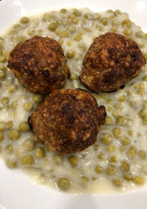 Egyszerű borsófőzelék recept fotója