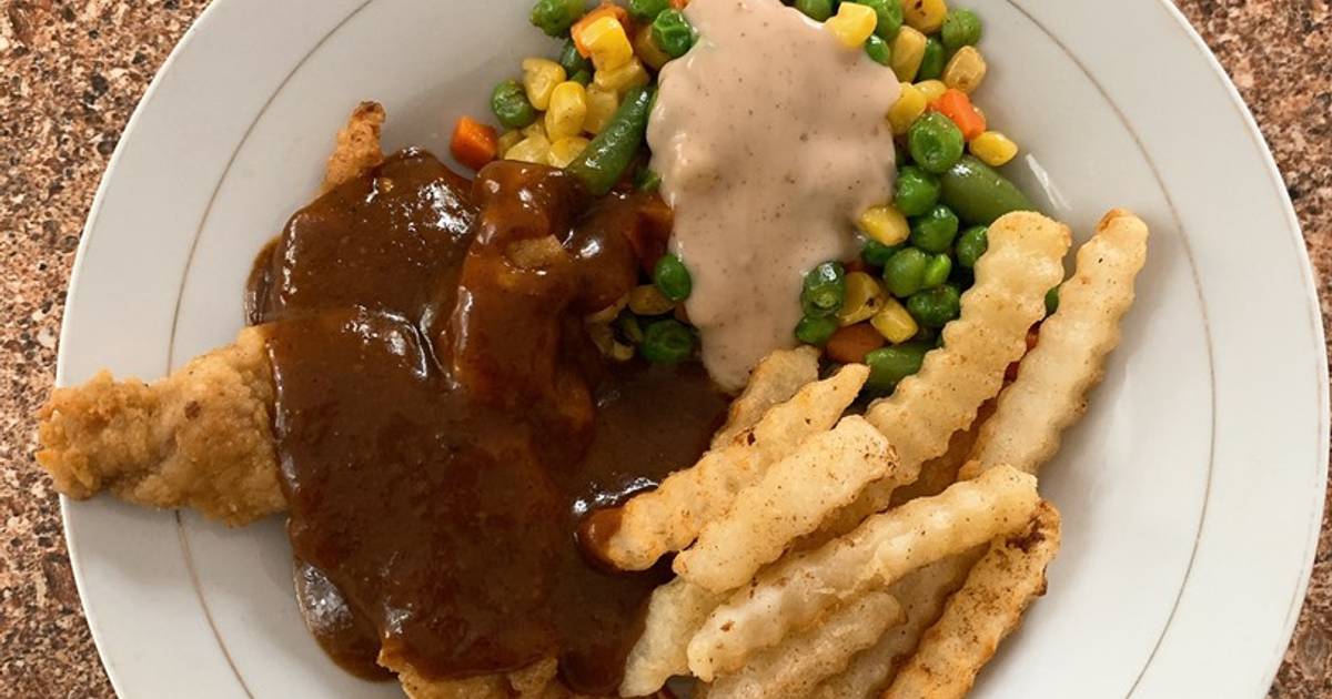 Resep Chicken Steak with BBQ sauce mudah dan praktis oleh Wina Meiana