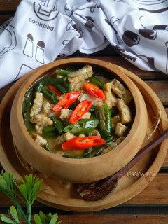 Foto resep Oseng Tempe Kacang Panjang Kuah Santan