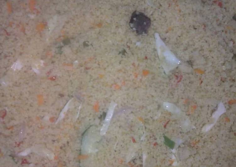 Steps to Make Speedy Vegetables cous_cous