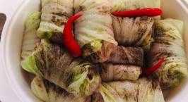 Hình ảnh món Cải thảo cuộn thịt hấp
