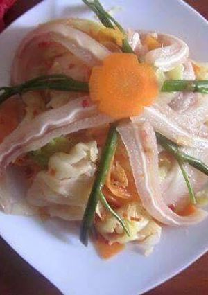 Hình của món Kim chi tai heo.
