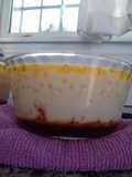 Flan casero light 125 cal (compotera grande)🥚🥚🍶🍶