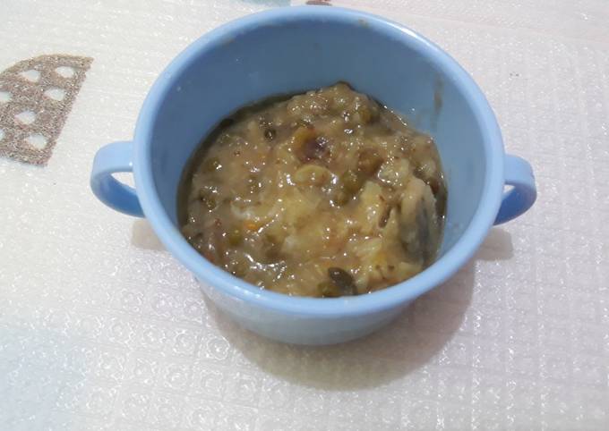 Snack Mpasi 10 bulan Bubur kacang hijau sehat