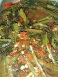 Tumis kangkung blacan