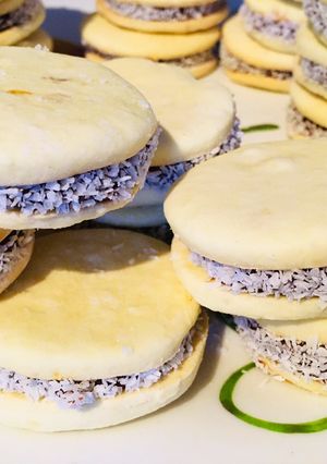 Una foto de Alfajores de maicena