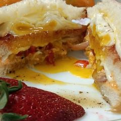 A picture of Sandwich with Poached Egg.