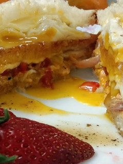A picture of Sandwich with Poached Egg.