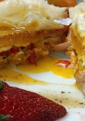 A picture of Sandwich with Poached Egg.