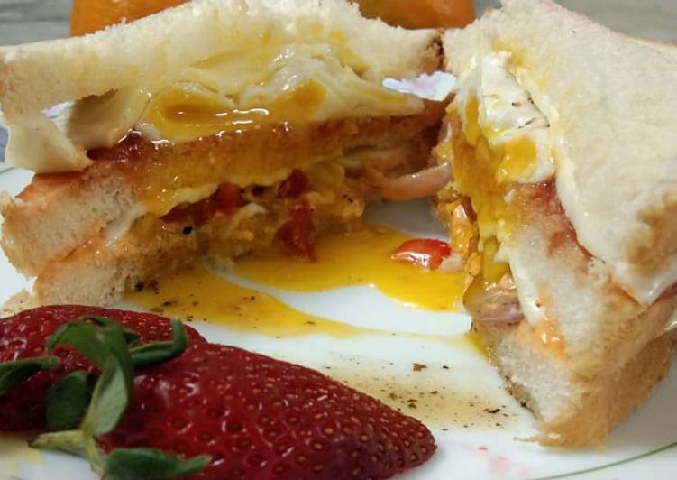 Easiest Way to Make Homemade Sandwich with Poached Egg