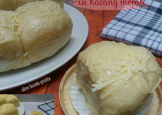 Langkah Mudah untuk Membuat Roti sobek kukus isi pasta kacang merah Anti Gagal