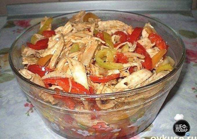 Салат Курица Хе Рецепт С Фото