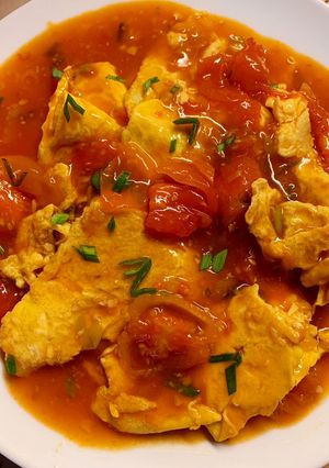 Foto resep Tumis Telur Tomat/ Tomato Egg Stir Fry