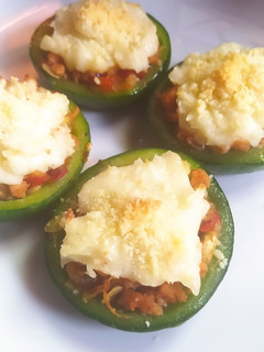 Una foto de Zapallitos Rellenos Con Soja Texturizada Al Horno