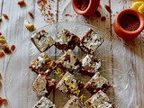 Ragi, Dates and Wheat Burfi