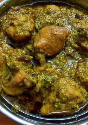 A picture of Camp style bori chicken.