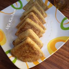 Vanilla Oats crepes with lime syrup A picture of Vanilla Oats crepes with lime syrup.