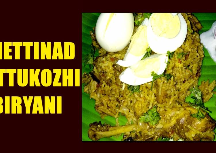 Recipe of Perfect Chettinad Nattu Kozhi Biryani