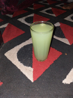A picture of #1post1hopeCucumber drink.