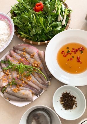 Hình của món Cá KHOAI nấu Ngót.