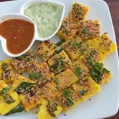 A picture of Dhokla#Snack Recipe Contest#4 week challenge.