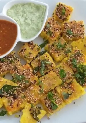 A picture of Dhokla#Snack Recipe Contest#4 week challenge.