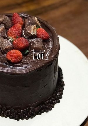 Foto resep Quadruple Chocolate Mud Cake