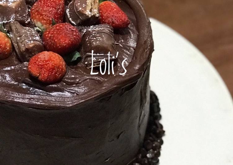 Cara Gampang Membuat Quadruple Chocolate Mud Cake Anti Gagal