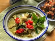 Gambar pes kari hijau