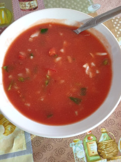 Una foto de Gazpacho fresquito a mi manera