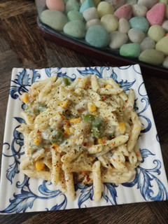 व्हाइट सॉस पास्ता white sauce pasta रेसिपी मुख्य फोटो